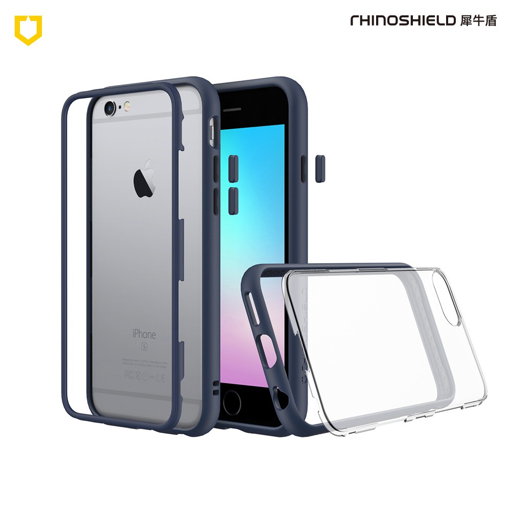 犀牛盾適用iphone 6 6s Mod防摔邊框背蓋兩用手機殼 蝦皮購物