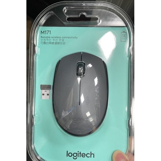 限買家：khuang8058 -Logitech 羅技無線滑鼠 M171 灰黑 無線 滑鼠 迷你接收器