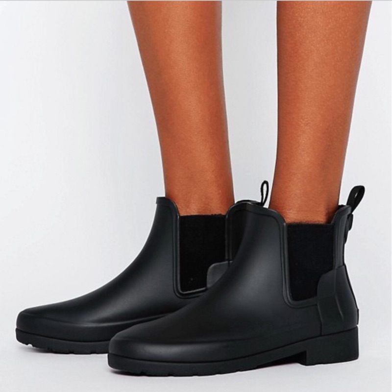 全新HUNTER BOOTS 雨靴 - Refined Chelsea 踝靴 女款 (霧面)大尺碼