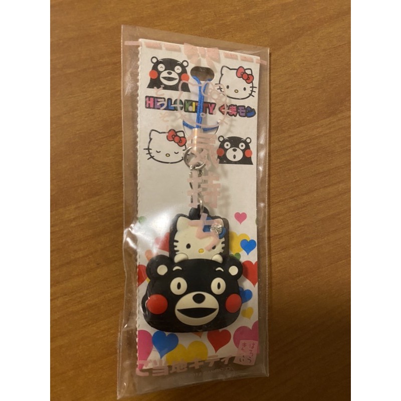 Hello Kitty vs Kumamon熊本熊/日本限定吊飾/全新現貨