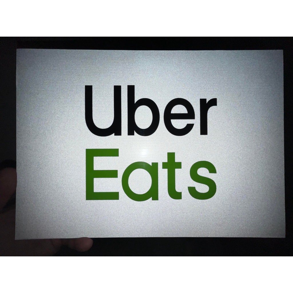 Uber Eats熊貓 反光 防曬 防水 貼紙 現貨 保溫箱 雙開各種尺寸 PP板 ubereats foodpanda