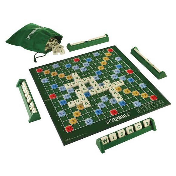 MATTEL美泰兒 桌遊 - Scrabble 英文拼字遊戲