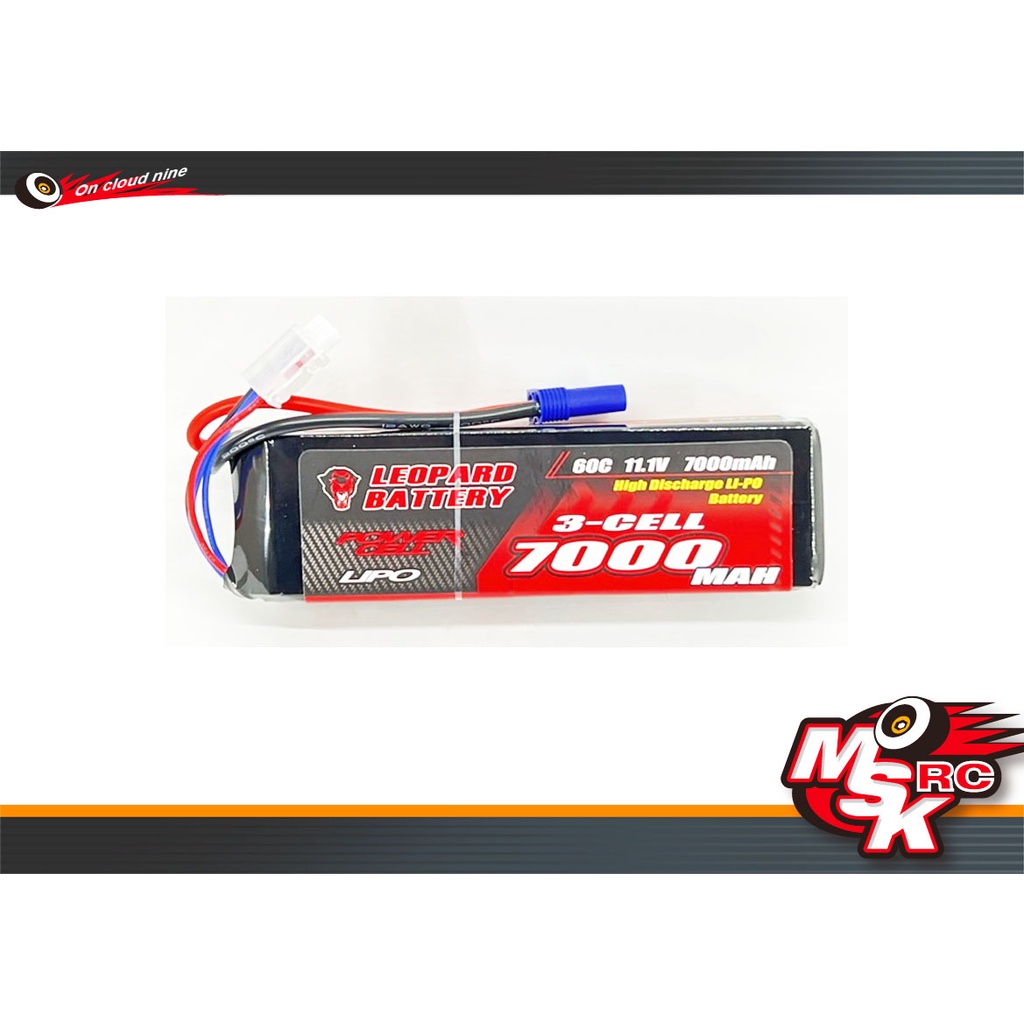 ~MSK RC~ 豹牌 11.1V 3S 7000mah 60C (ARRMA 1/8 Karton,1/7 F1)