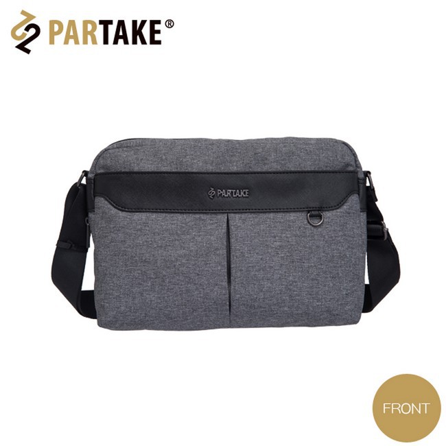 【PARTAKE】PT17-C6-61GY 橫式側背包 藍 / 灰 兩色