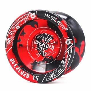 T5特別色｜紅黑潑墨｜MAGICYOYO｜入門專業競技型蝶型金屬溜溜球