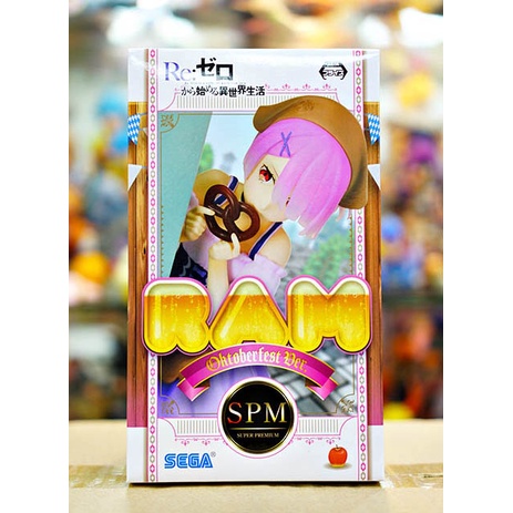 ☆DumpyToy☆ 現貨 SEGA 景品 SPM Re:從零開始異世界生活 拉姆 慕尼黑啤酒節Ver
