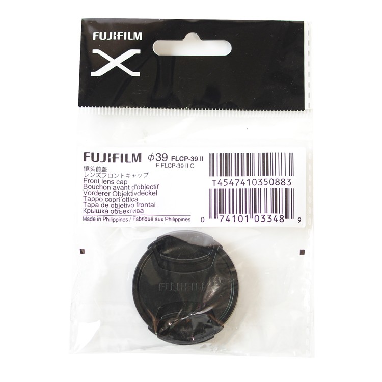 又敗家Fujifilm原廠39mm鏡頭蓋FLCP-39鏡頭蓋II鏡頭蓋適XF 27mm F2.8 60mm F2.4 R