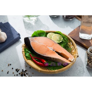 【樂鱻·嚴選】智利厚切鮭魚切片 / 約400-500g/片(包冰率25%) / 厚切鮭魚片 / 真空包裝