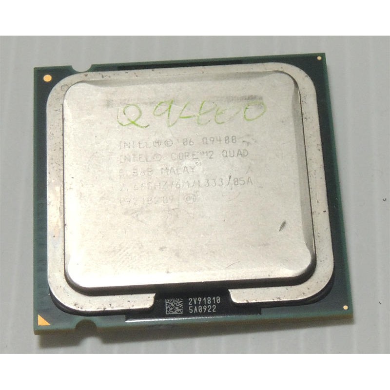 两顆一標）Intel Core2 Quad Q9400 /6M Cache, 2.66 GHz(送小包散熱膏)