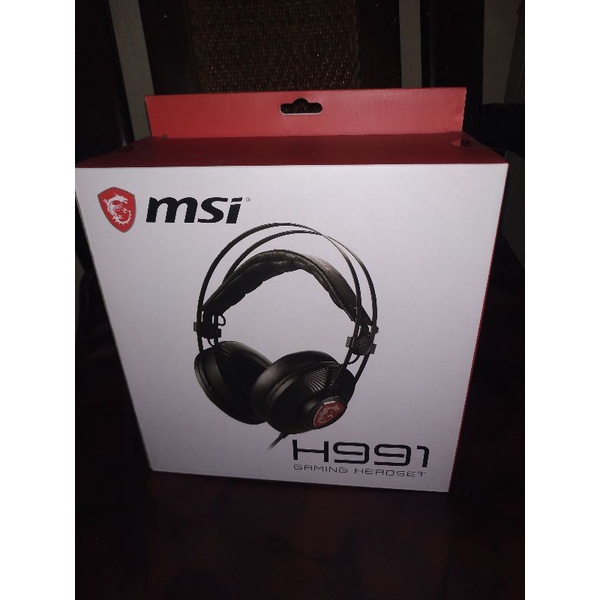 全新 Msi 微星科技 耳罩式耳機 麥克風 H991 耳麥 電競耳機 電腦 筆電週邊 有線耳機