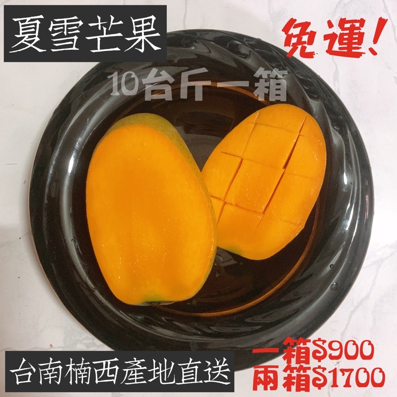 台南玉井 楠西產地直送 夏雪芒果 免運 蝦皮購物