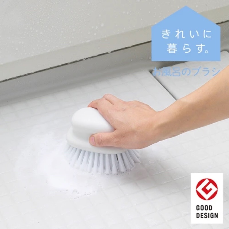 現貨❤️ 台灣製 日本 MARNA 衛浴 清潔 地板刷 輕巧好握 浴室 地板 清潔刷  磁磚細縫刷 白色 幸子小舖