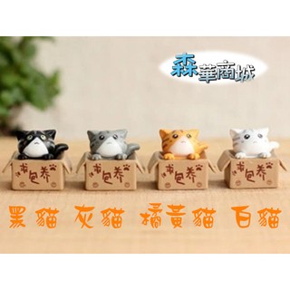 森華商城➜◊微景觀裝飾◊ ZAKKA貓咪公仔【求包養私房貓小貓咪四款】(單/個) 多肉植物 擺件裝飾
