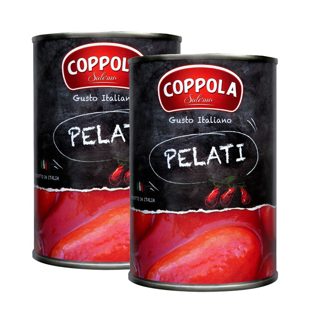 義大利  柯波拉去皮整粒番茄罐頭 400g 兩罐入