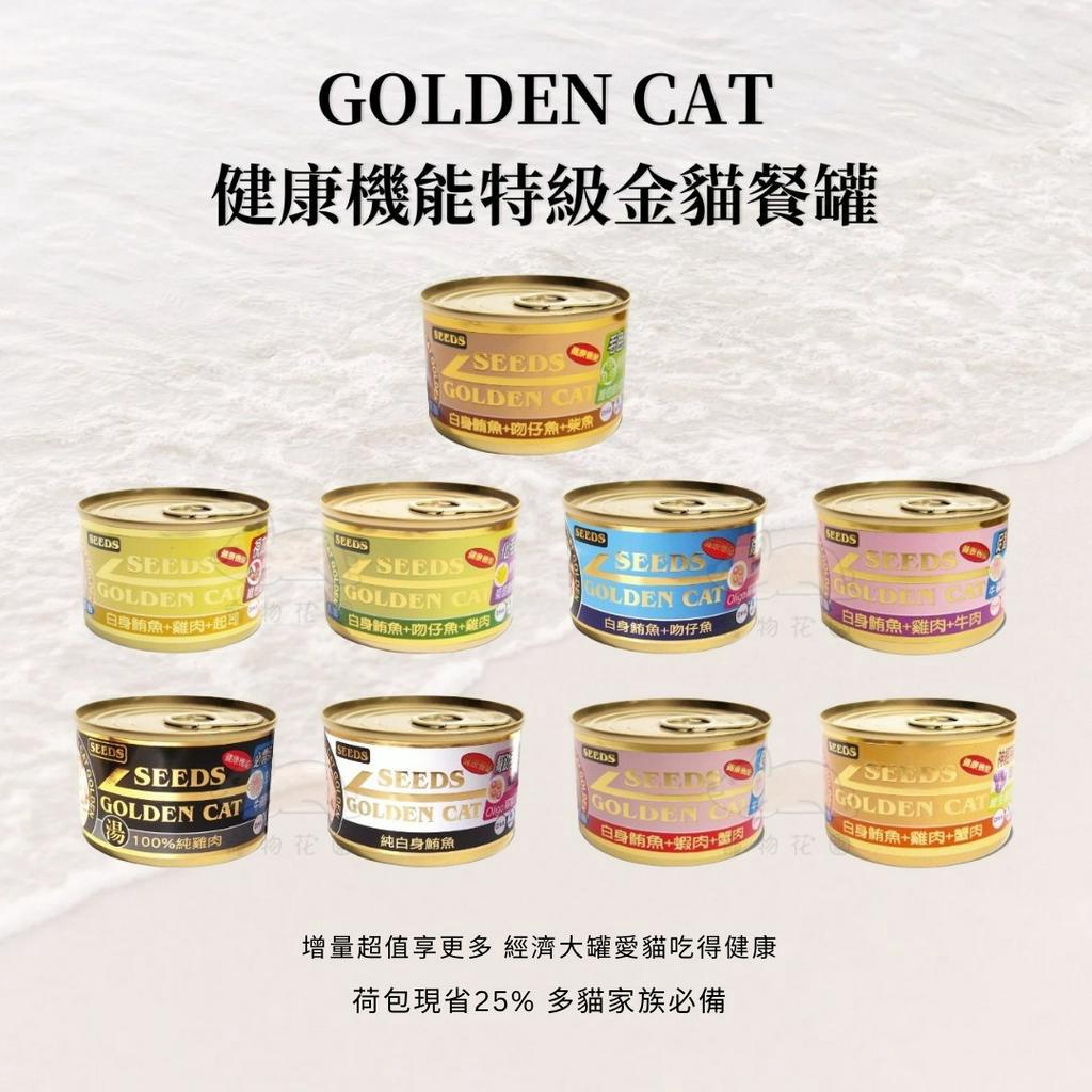 【寵物花園】SEEDS惜時 特級金貓大罐Golden Cat 170g 貓罐頭 大金罐 聖萊西 機能貓罐