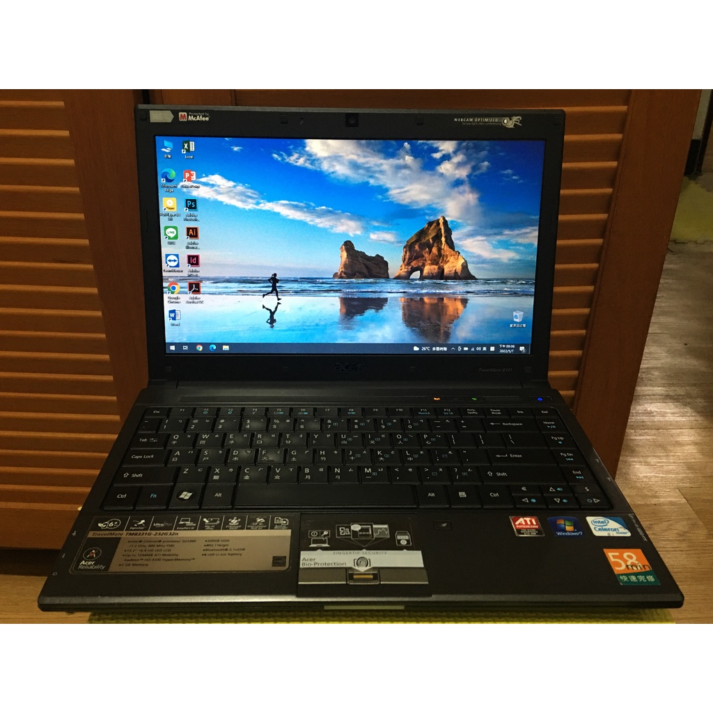 Acer 13.3吋 筆電 TravelMate 8471G SU2300/4G/120G SSD