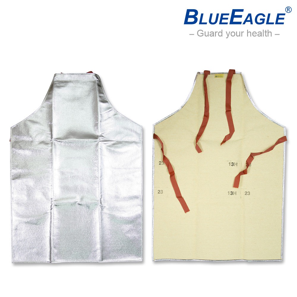 藍鷹牌 防火圍裙 工作服圍裙 耐熱 防燙 防潑 防水 耐高溫 防火護具 AL-7 適合熔爐 鍛造 鑄造 高溫環境