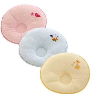 [現貨] 寶寶純棉刺繡圖案定型枕 小號水洗枕 嬰兒枕頭