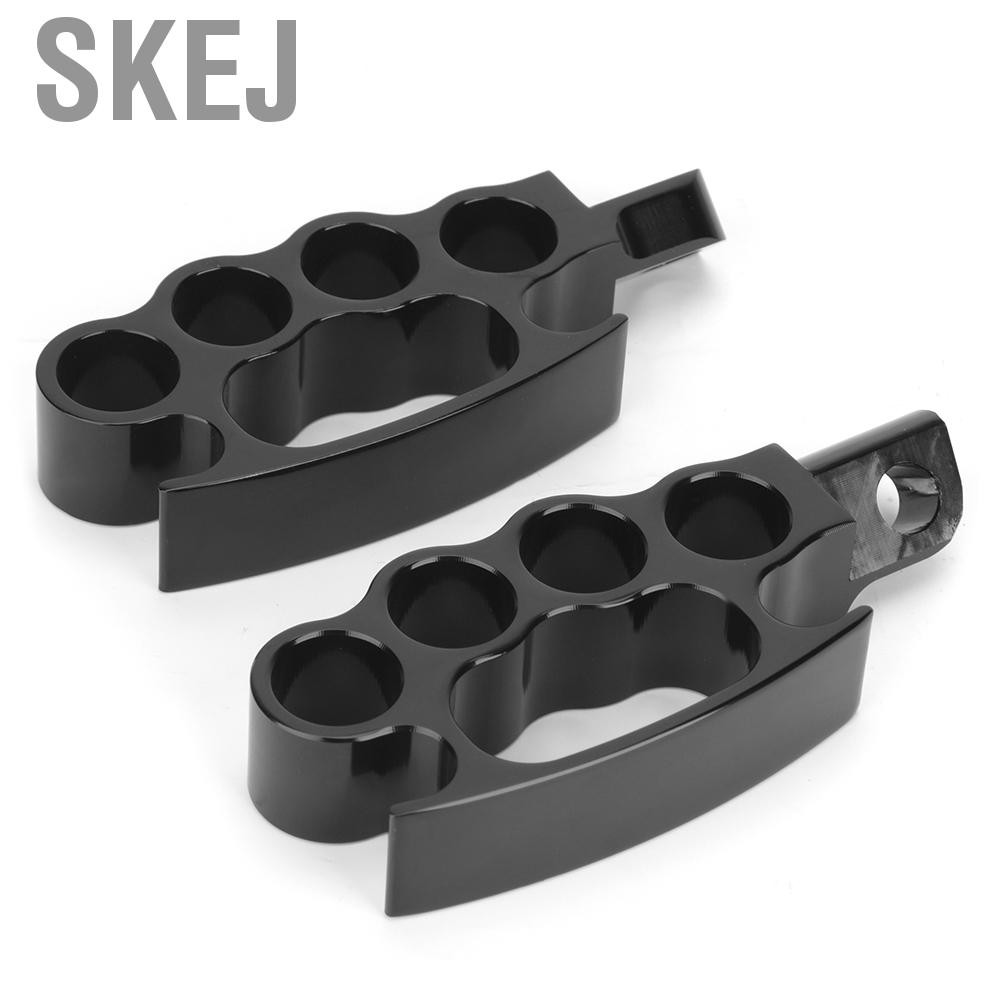 Skej 摩托車前腳石踏板鋁製腳踏板通用改裝配件 蝦皮購物