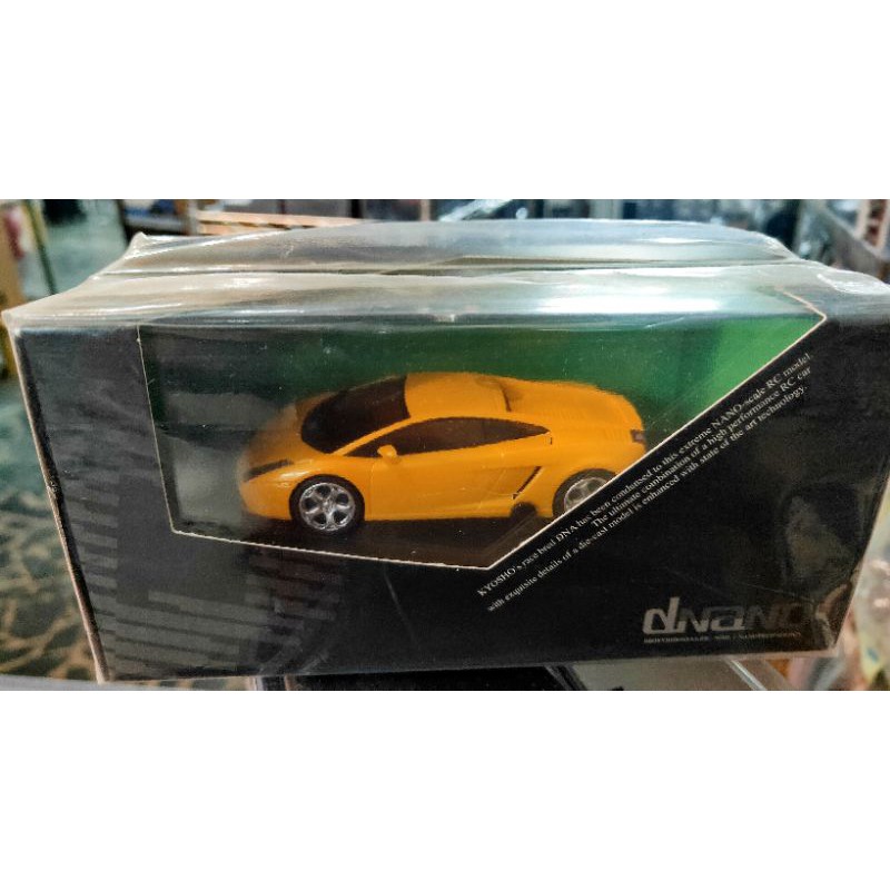 全新品 已絕版 KYOSHO DNANO車殼 1/43 林寶堅尼 小牛 Gallardo(DNX409PY)