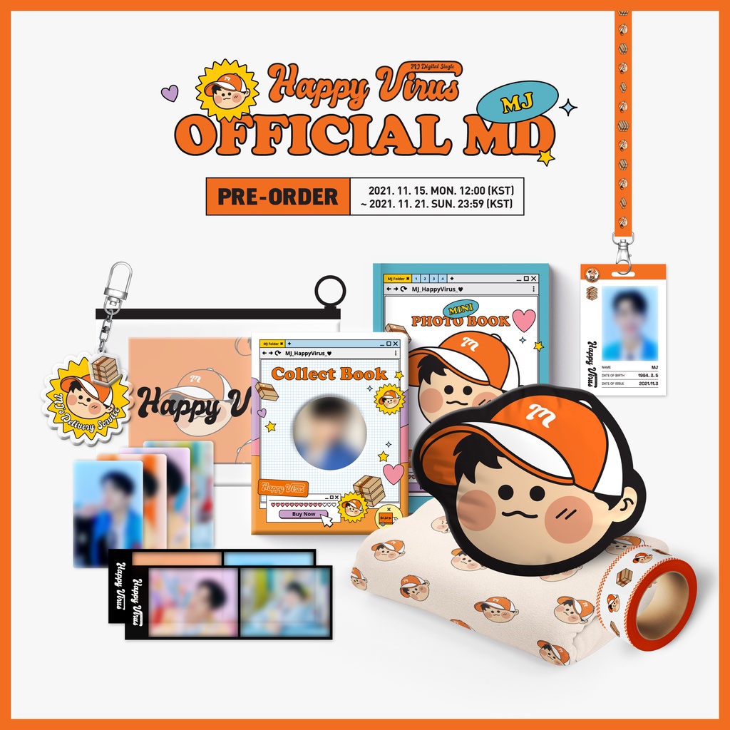MJ スローガン Happy Virus OFFICIAL MD 新品未開封 MJ (ASTRO) - Digital Single 'Happy Virus' Official MD