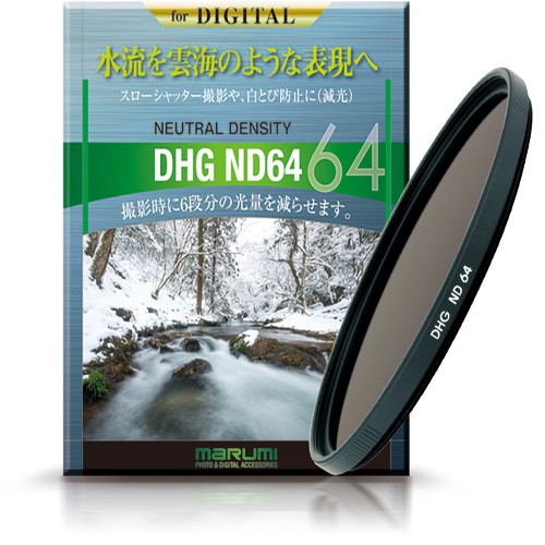 【Marumi DHG ND64】55/58mm 減光鏡 日本製 超薄框 多層膜 (減6格光圈) 公司貨