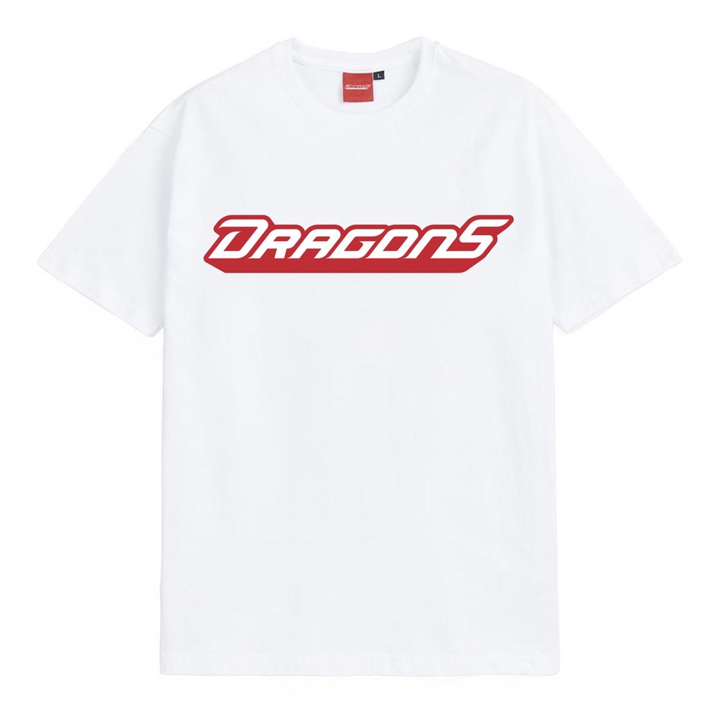 【味全龍】Dragons隊徽短袖上衣 白T恤（尺寸M）全新