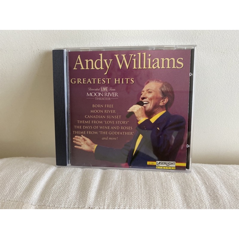 安迪威廉斯 精選輯 Andy Williams Greatest Hits 二手CD專輯（美國版）