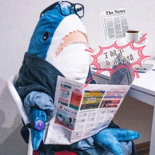 💝【高雄有貨】宜家鯊魚 IKEA正品 100公分大鯊魚 布羅艾 大鯊魚公仔 毛絨玩具 鯊魚寶寶大抱枕 ikea鯊魚