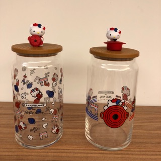 ［出清優惠］Hello Kitty 立體公仔玻璃收納罐