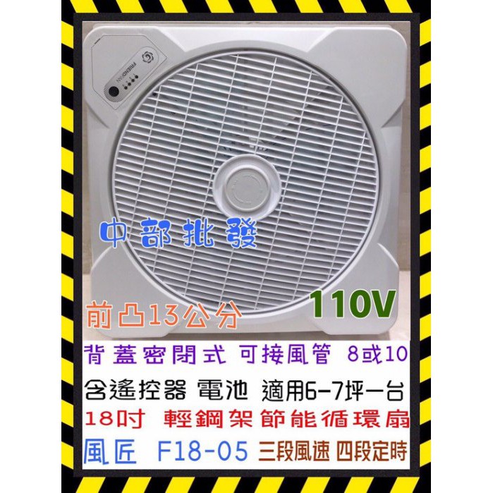 風匠 大風量F18-05 18吋 輕鋼架風扇 AC110V 大風口 輕鋼架節能扇 天花板節能扇 坎入式風扇 對流扇 台灣