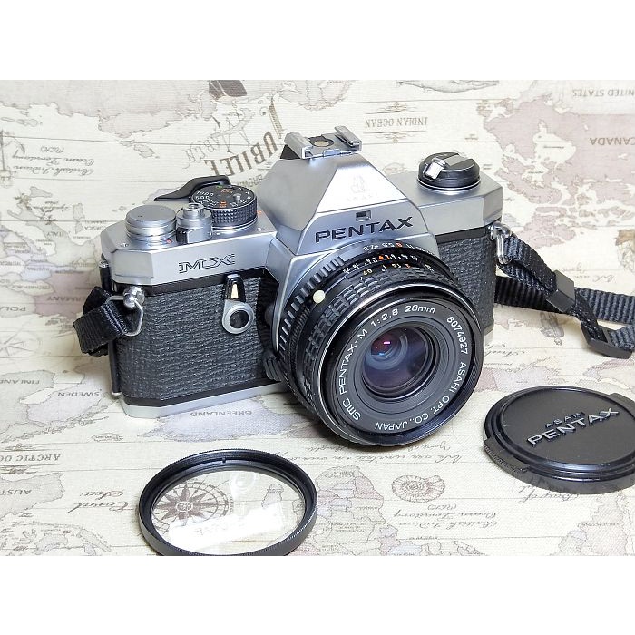 【跳蚤小舖子】Pentax MX + SMC Pentax-M 28/2.8  全機械經典底片相機