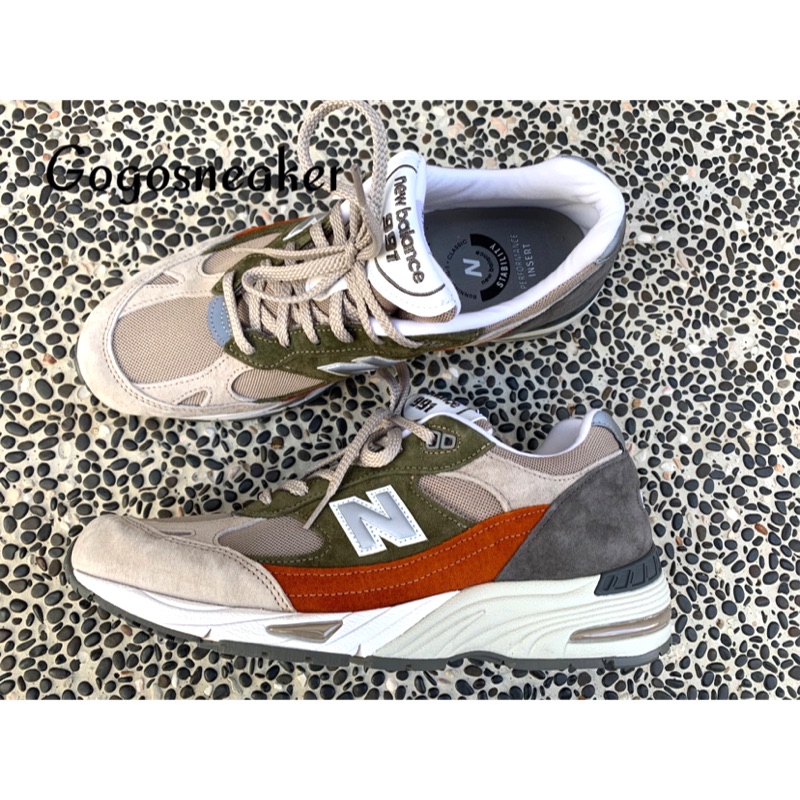 Gogosneaker ®️New Balance M991NGO 英國製 似Wtaps 綠橘色 NGO NB 元祖灰