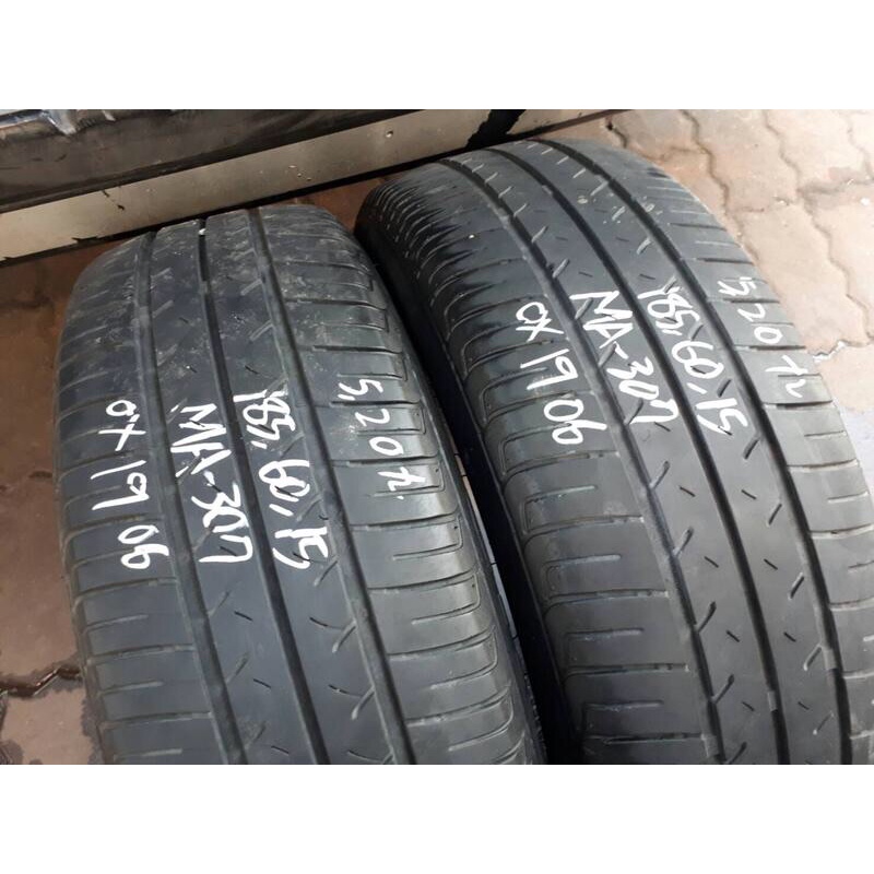 🔺 中古輪胎 2019年 胎深4.6mm 185/60/15 瑪吉斯MAXXIS MA-307 有4條 一條500