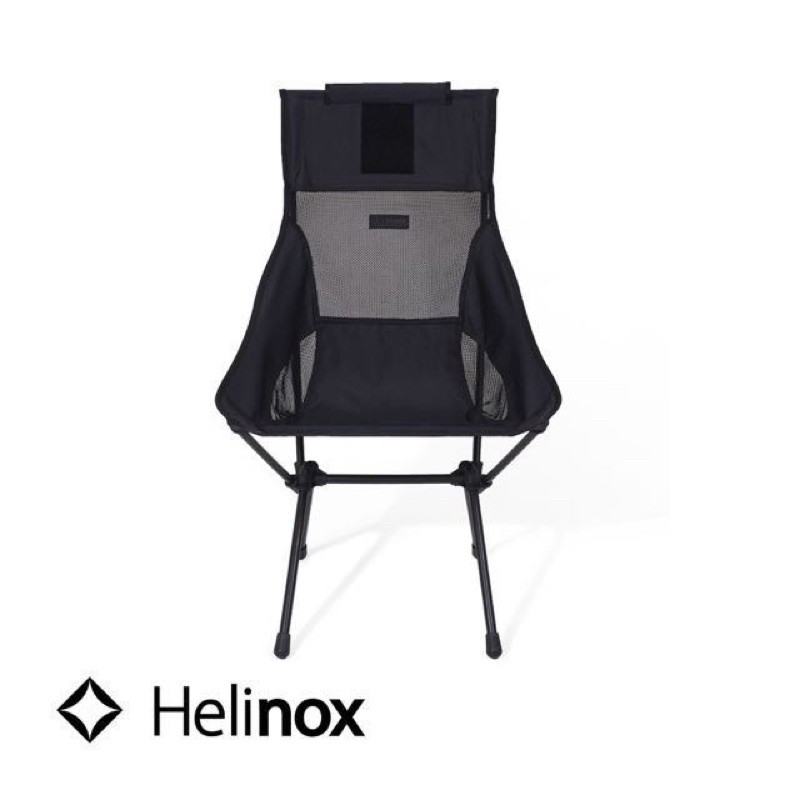 ［現貨］Helinox Blackout 限量全黑化輕量椅 Sunset Chair