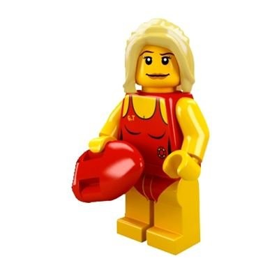 LEGO Minifigures Series 2 樂高2代 第2季 8684 #8美女救生員