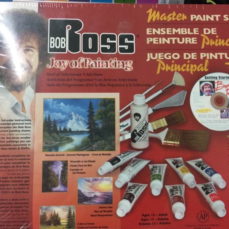 BOBROSS全新油畫工具組（刷具、顏料）