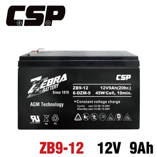 免運【CSP】ZB9-12鉛酸電池 12V9Ah /等同NP7-12升級版 容量加大 小朋友電動車 電動
