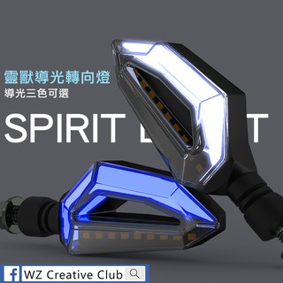 [靈獸]LED導光方向燈L10 無亮點日行燈 高亮方向燈 drg force 雷霆s 輕檔 重機 微笑