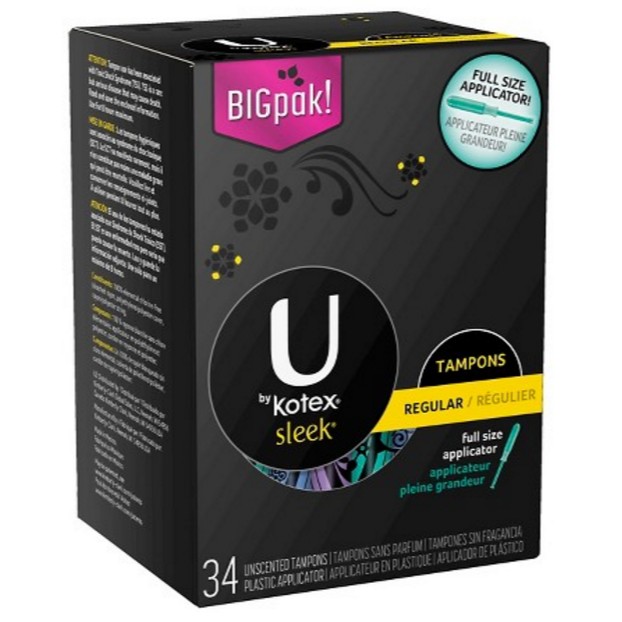 [暫時停售]代購 U by Kotex Sleek*舒適棉條 光滑型 珍珠管