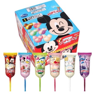 日本 固力果 Glico POPCAN 迪士尼 米奇造型棒棒糖 綜合飲料風味 棒棒糖 30入