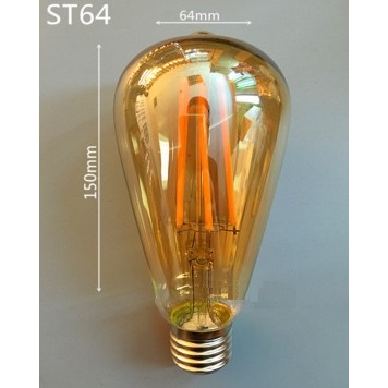 LED 類鎢絲ST-64 6W燈泡