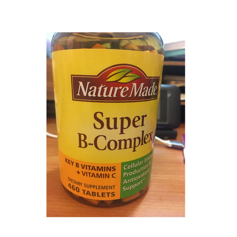 📌現貨💗💗美國萊萃美B群+維他命C 460顆(Nature Made Super B-Complex + C)