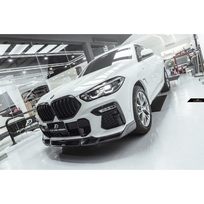 【政銓企業】BMW G06 X6 FD 品牌 高品質 CARBON 碳纖維 卡夢 前下巴 免費安裝 現貨