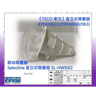 濾網 現貨 FOR TECO 東元 直立 手持 兩用 吸塵器 XYFXJ063