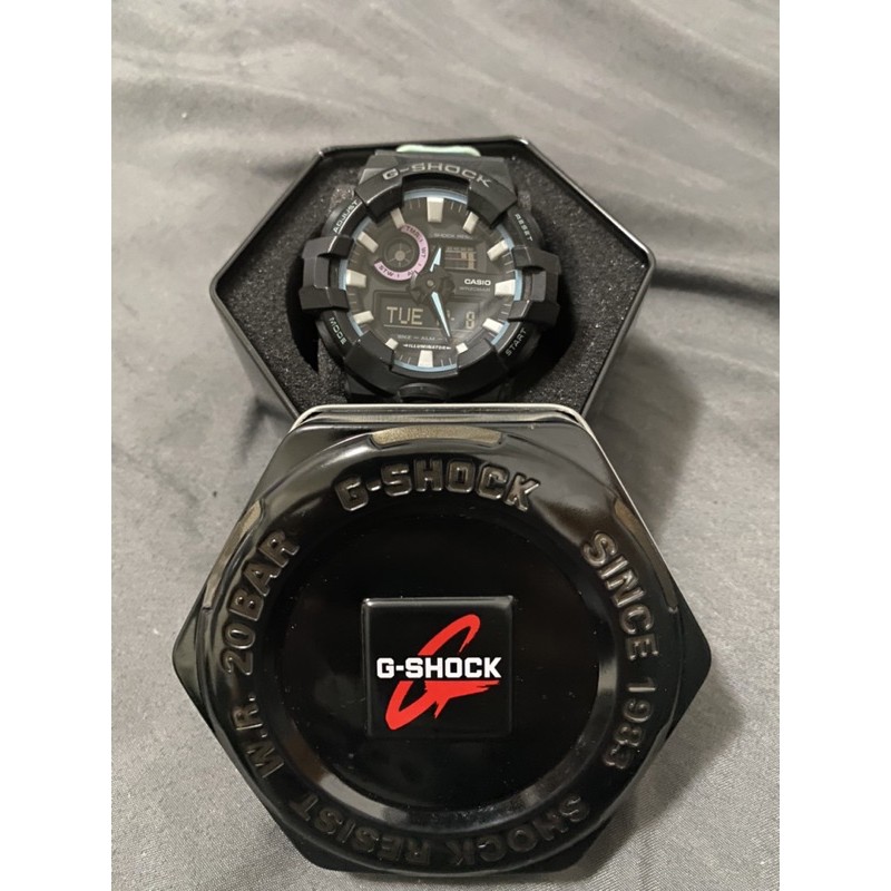 G-SHOCK GA-700pc 黑藍 電子錶