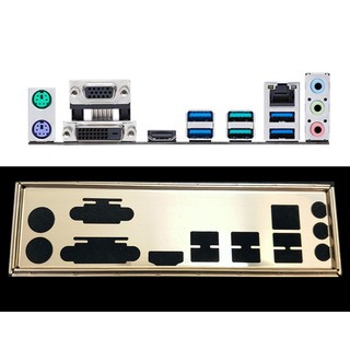 ASUS 華碩 B350M-A、B450M-A、B350M A、B450M A 1:1 訂製 不銹鋼 後檔片 後檔板