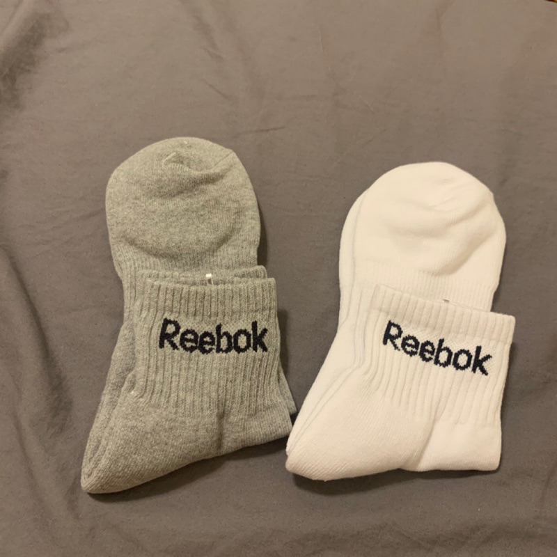 (男生) Reebok襪子 中筒襪 只剩下灰色