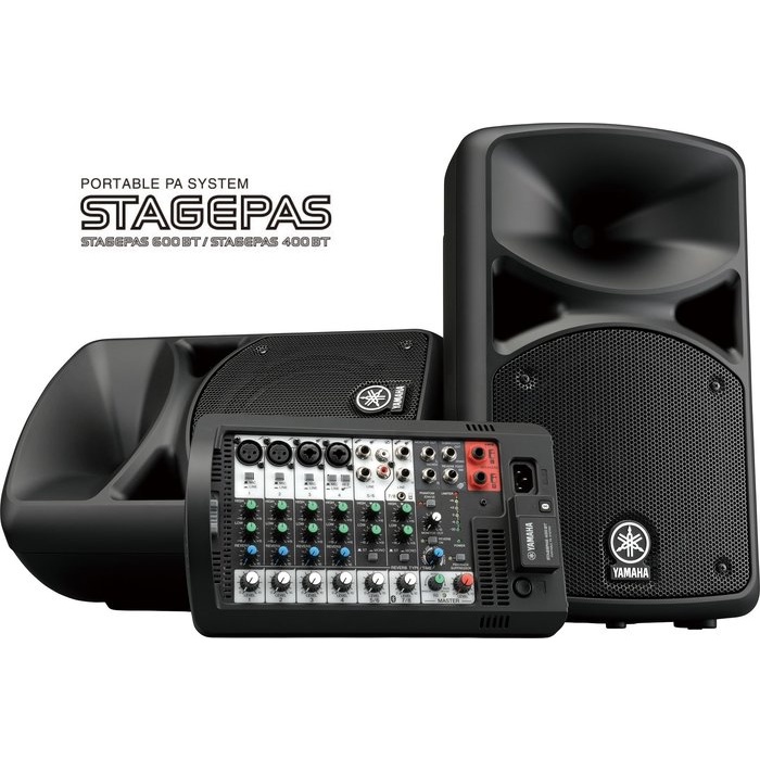 【六絃樂器】全新 Yamaha STAGEPAS 400BT 行動PA系統 / 送原廠麥克風&amp;喇叭架
