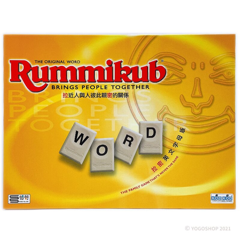 Rummikub Word 拉密英文字母版 NO.2604/一盒入 英文字母牌拉密數字磚塊牌 哿哿桌遊 拉密